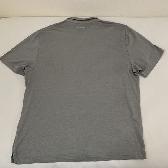 Travis Matthew Polo Shirt Men 3XL XXXL Gray Pima Cotton Stretch Golf Performance - Picture 4 of 9